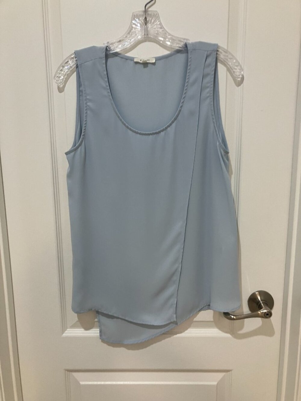 Baby Blue Overlay Top - Picture 2 of 5